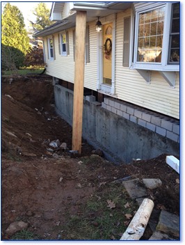 Rebuillding a foundation wall